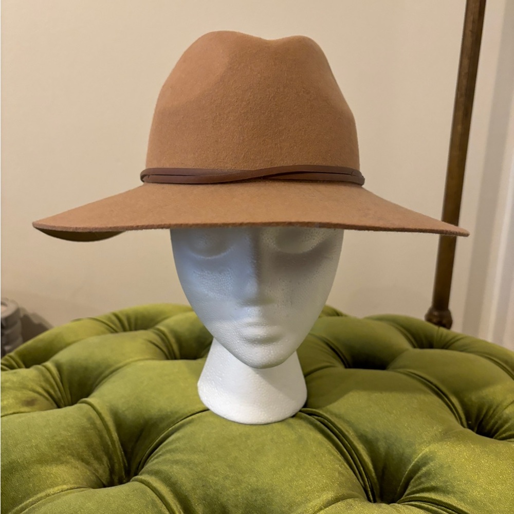 Camel soft brim felt fedora